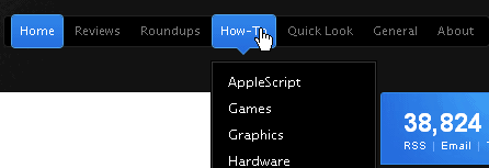 Black Menu - AppStorm